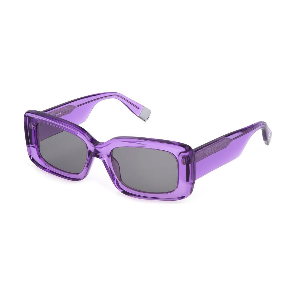 Furla Purple Acetate Sunglasses Furla Light Slate Gray