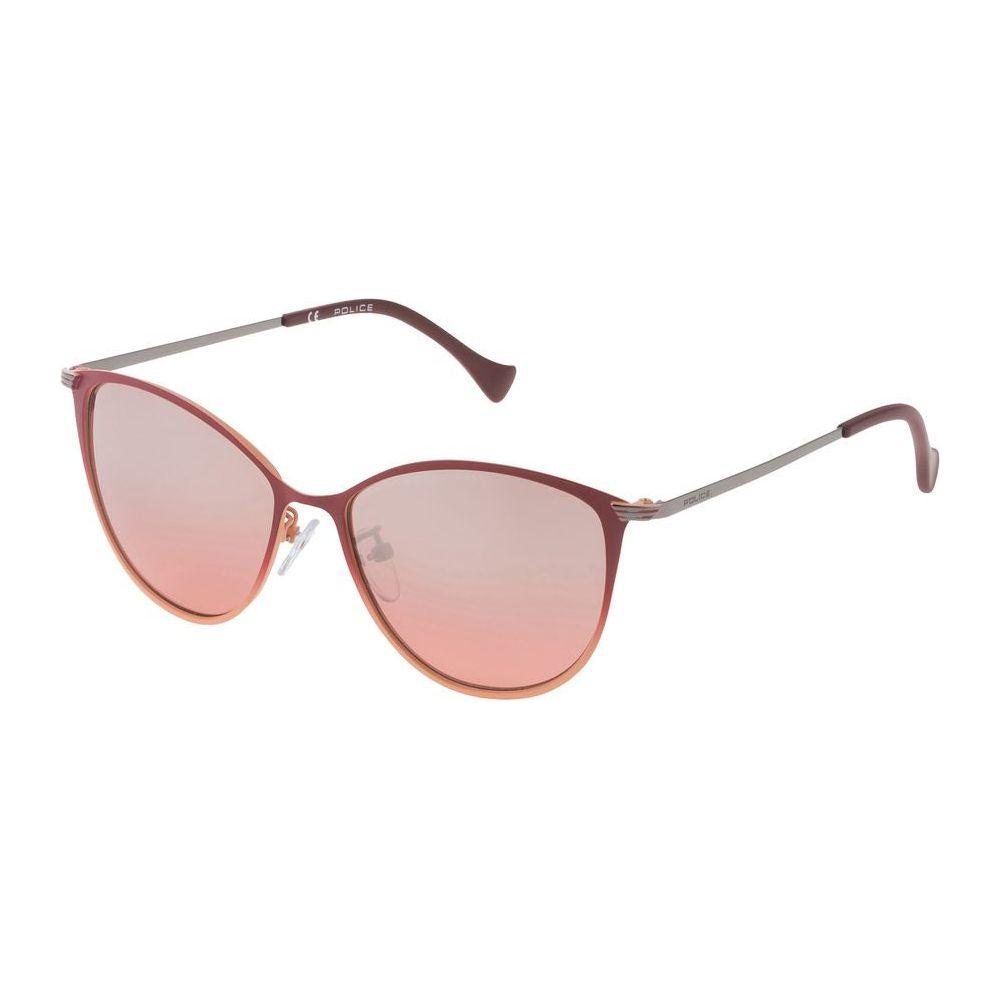 Police Orange Metal Sunglasses Police Gray