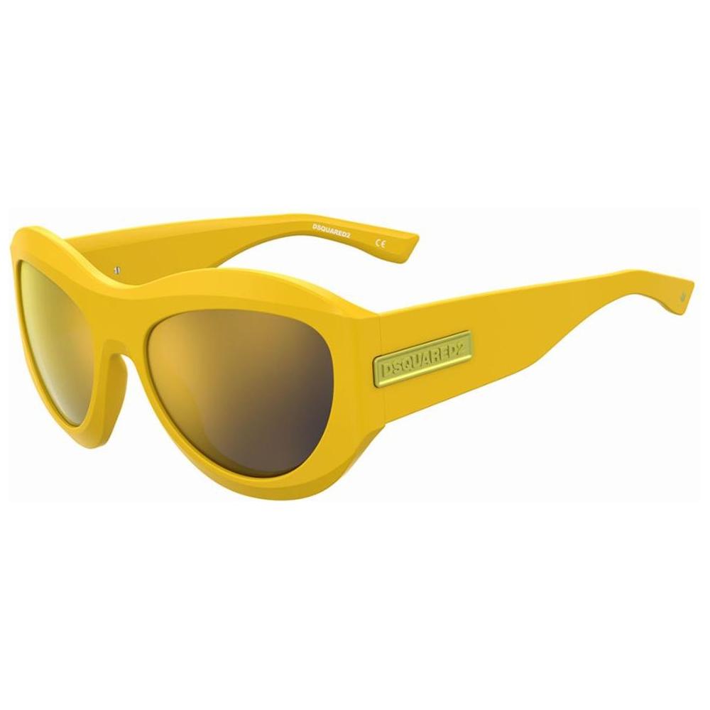 Dsquared² Yellow Plastic Sunglasses Dsquared² Goldenrod