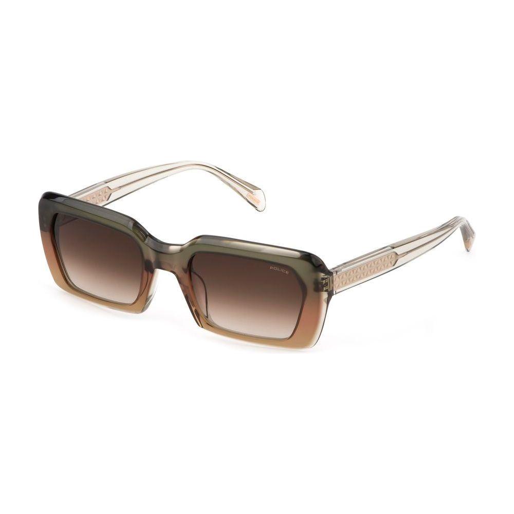 Police Green Acetate Sunglasses Police Dim Gray