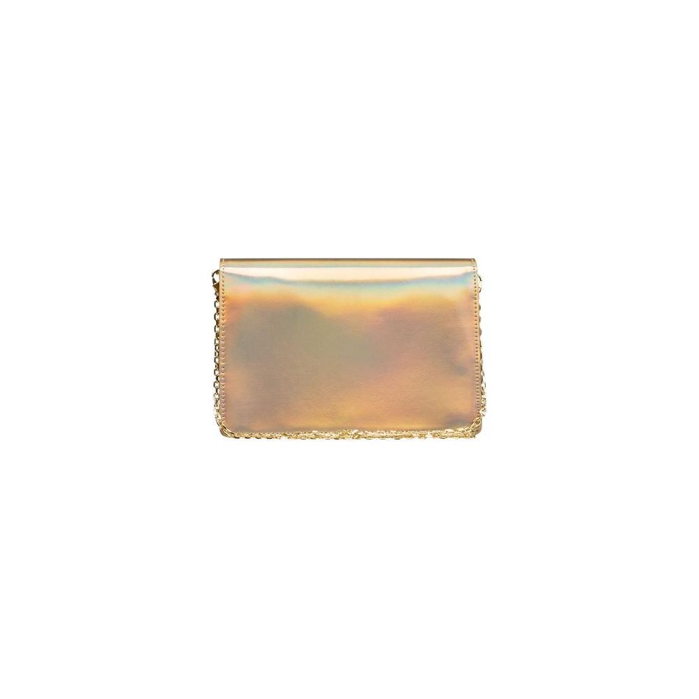 Love Moschino Gold Polyethylene Women Crossbody Bag Love Moschino Tan