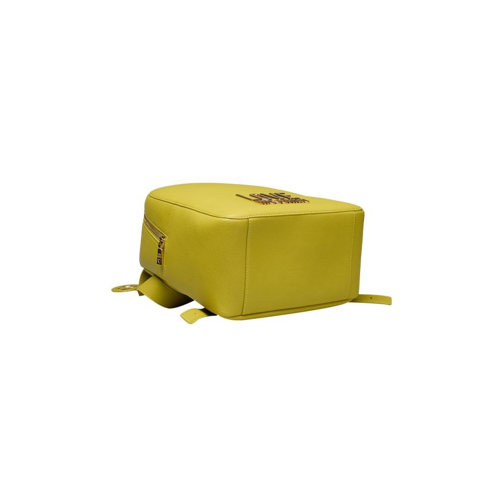 Love Moschino Yellow Polyethylene Women Backpack Love Moschino Dark Goldenrod