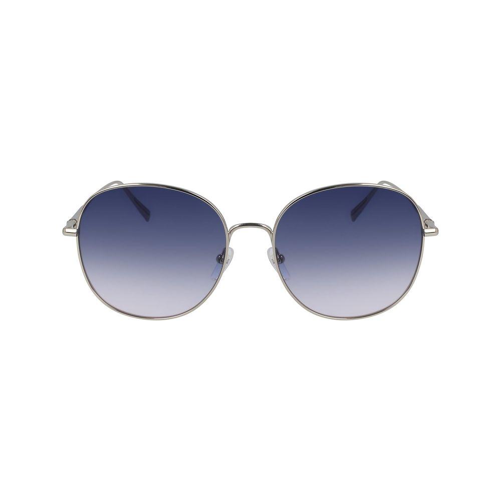 Longchamp Gold Metal Sunglasses Longchamp Slate Gray