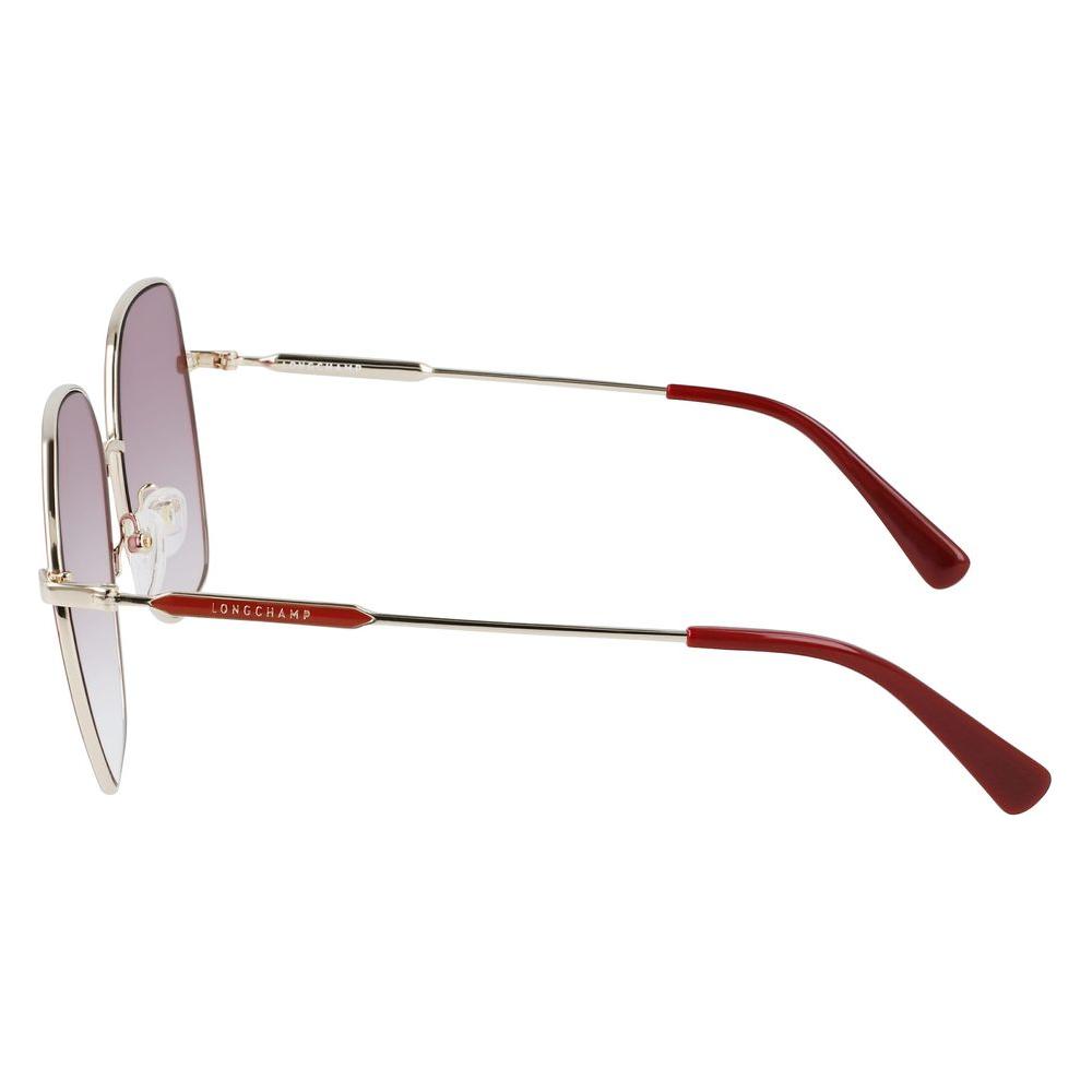 Longchamp Red Metal Sunglasses Longchamp Light Gray