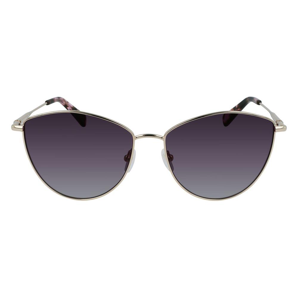 Longchamp Gold Metal Sunglasses Longchamp Dim Gray