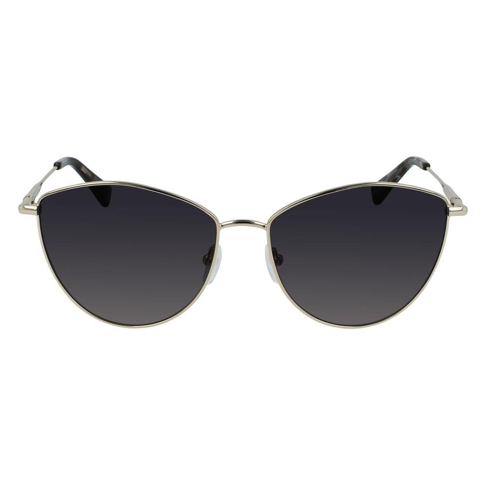 Longchamp Gold Metal Sunglasses Longchamp Dark Slate Gray