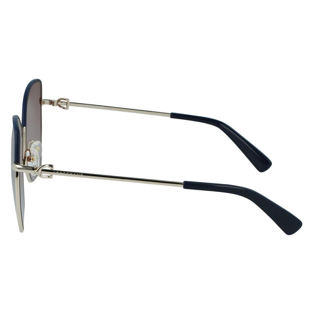 Longchamp Yellow Metal Sunglasses Longchamp Dark Slate Gray