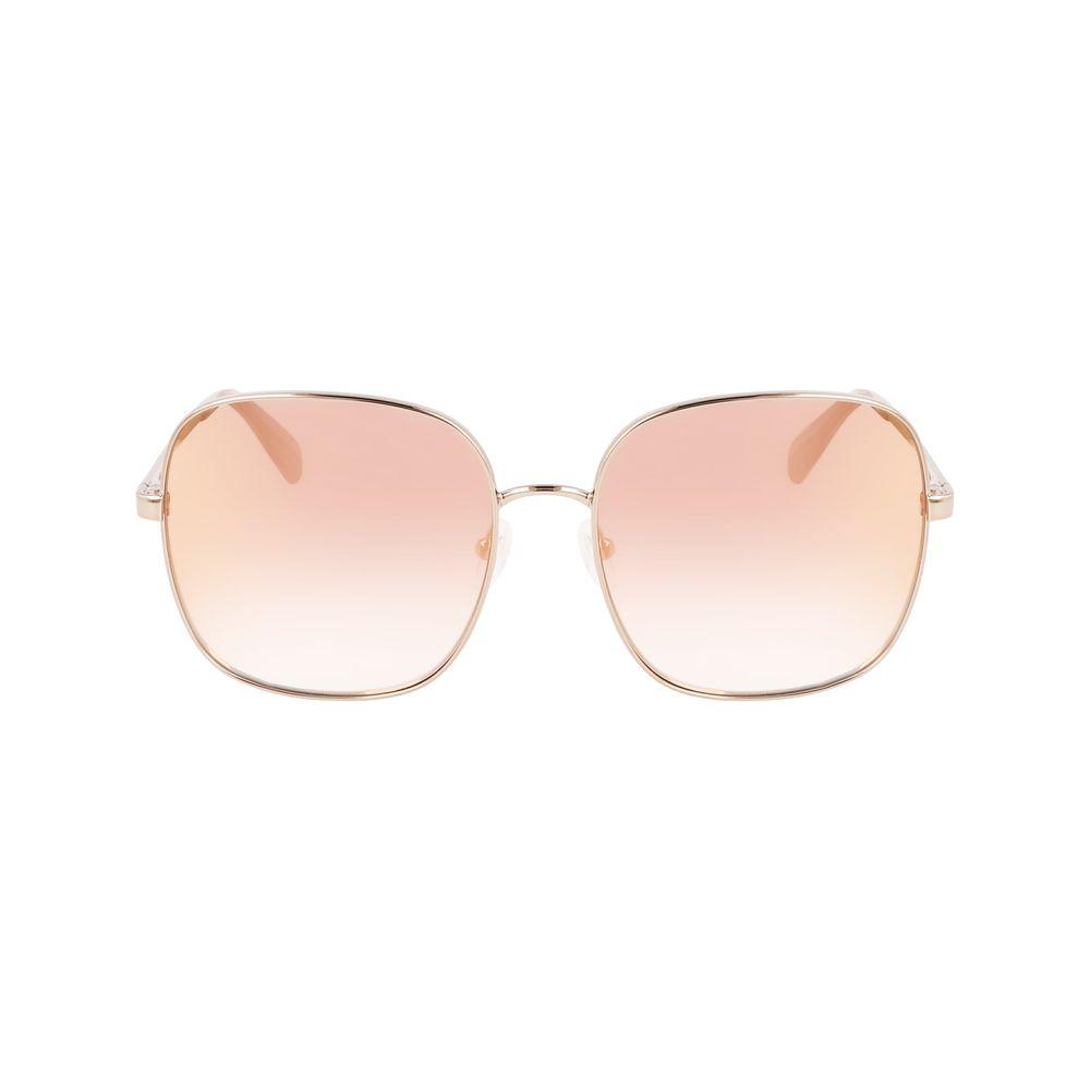Longchamp Gold Metal Sunglasses Longchamp Bisque