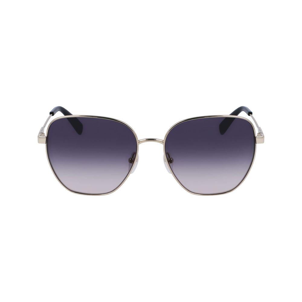 Longchamp Yellow Metal Sunglasses Longchamp Dark Slate Gray