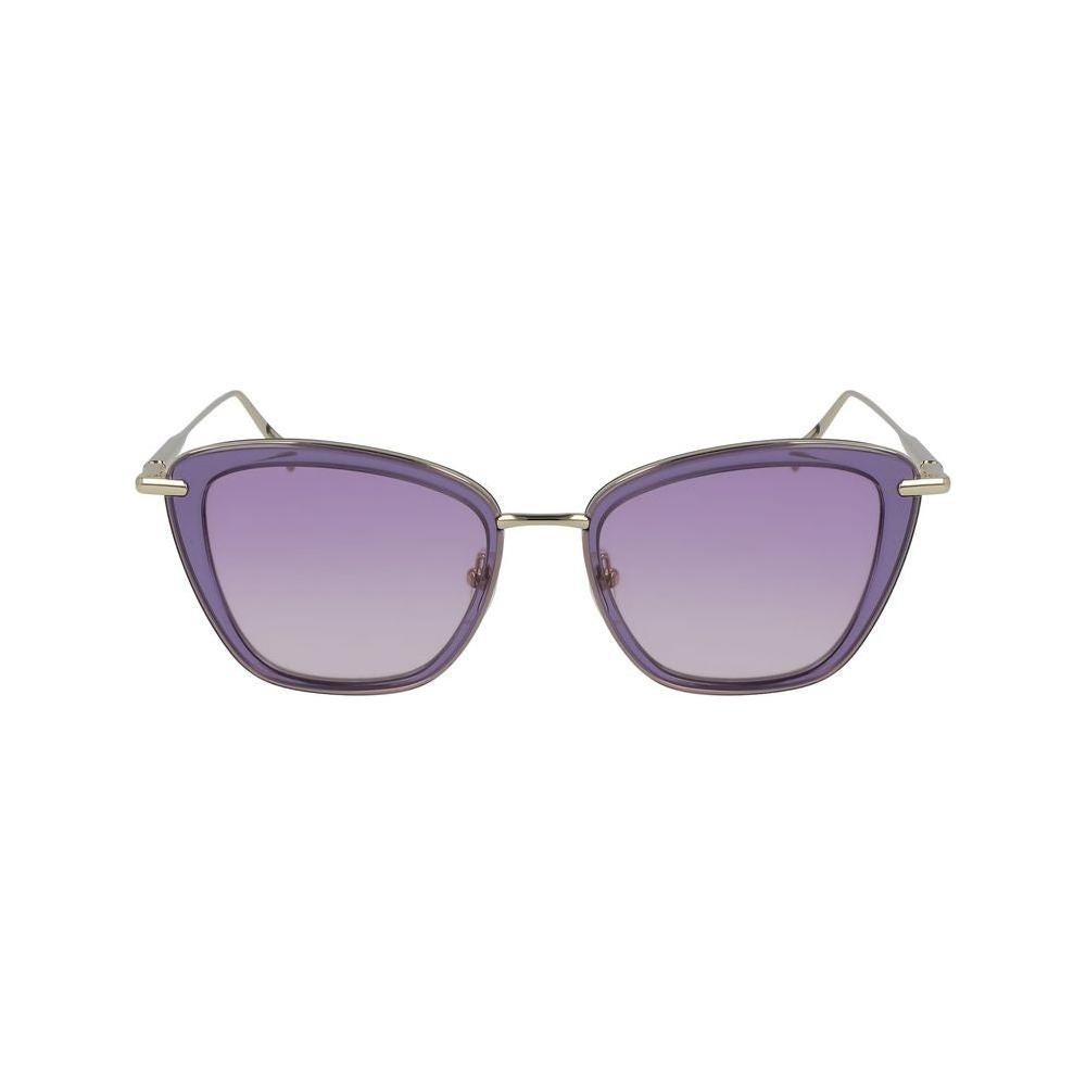 Longchamp Purple Metal Sunglasses Longchamp Dark Gray