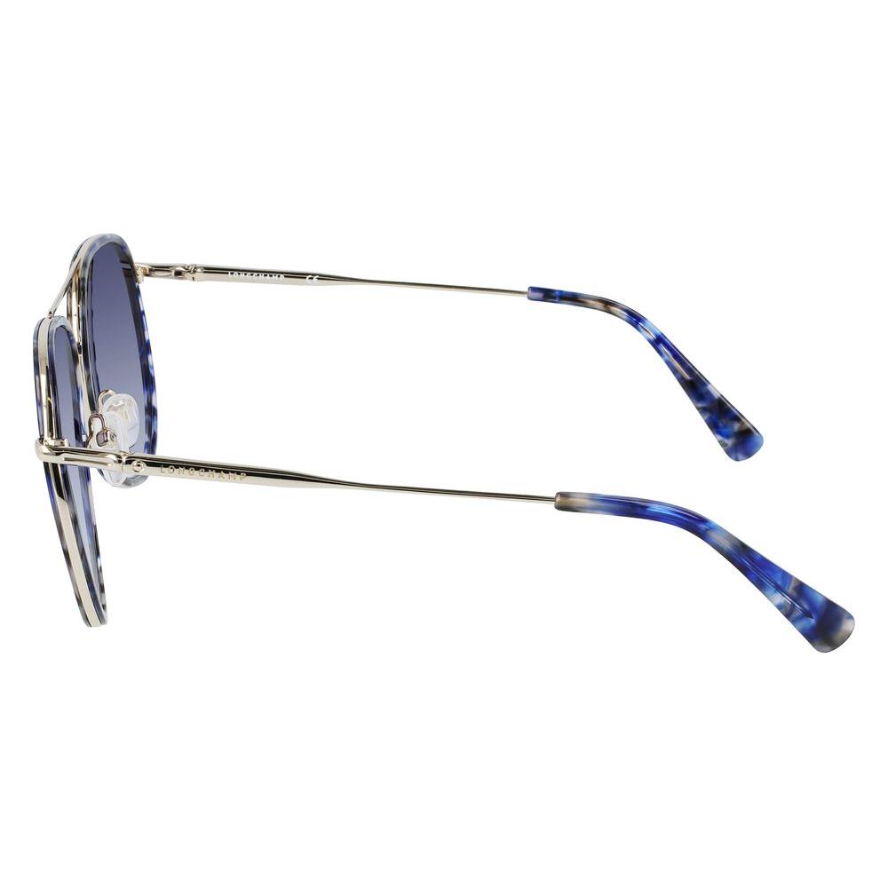 Longchamp Gold Metal Sunglasses Longchamp Gray