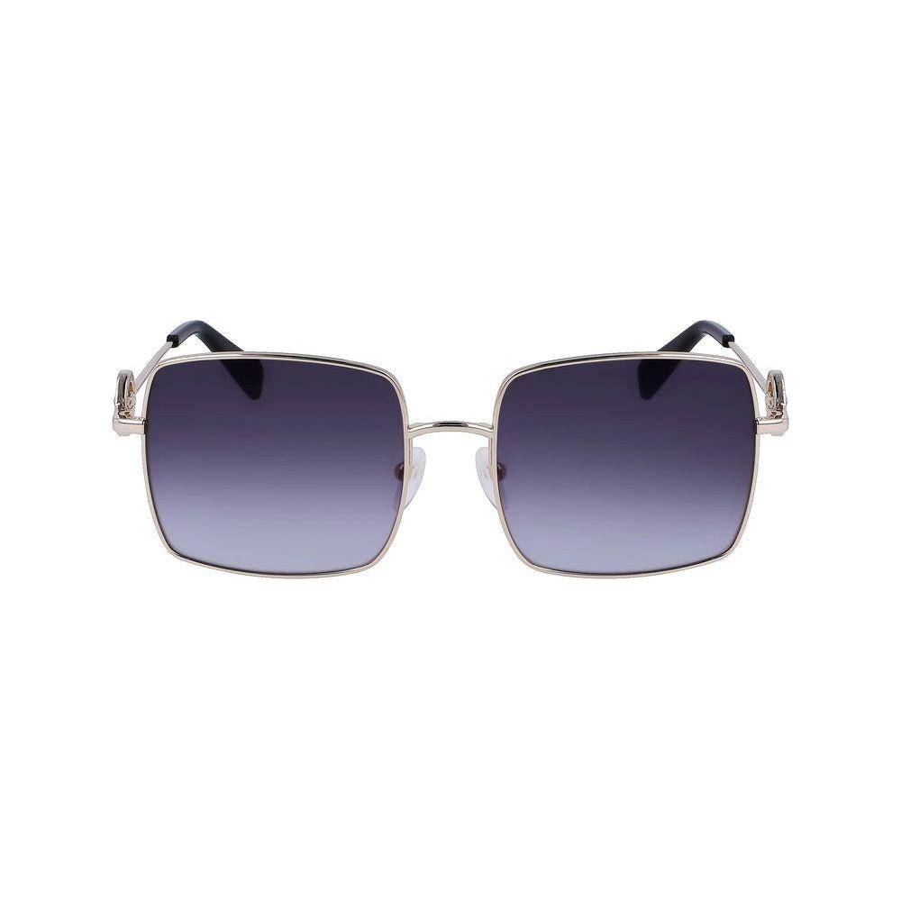 Longchamp Gold Metal Sunglasses Longchamp Dark Slate Gray