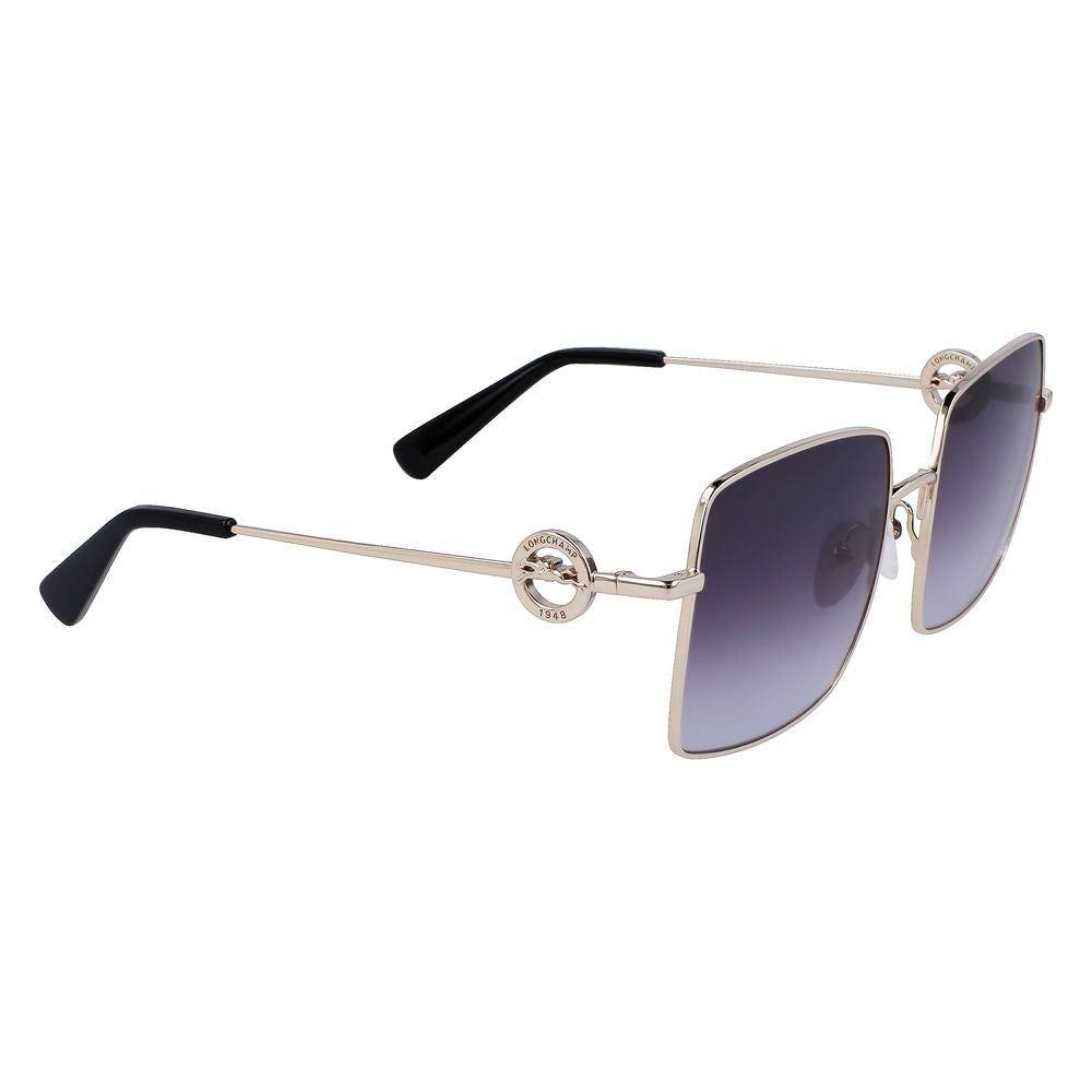 Longchamp Gold Metal Sunglasses Longchamp Gray