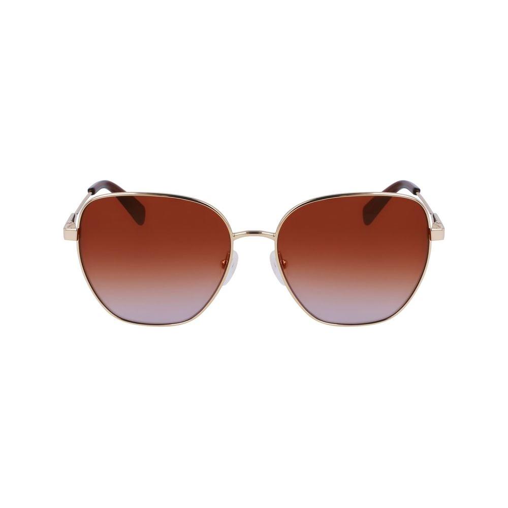Longchamp Gold Metal Sunglasses Longchamp Sienna