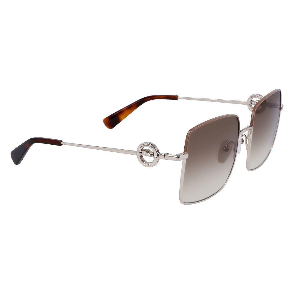 Longchamp Gold Metal Sunglasses Longchamp Dark Gray