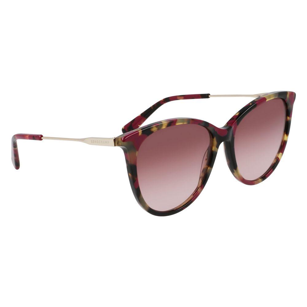 Longchamp Red Acetate Sunglasses Longchamp Dim Gray