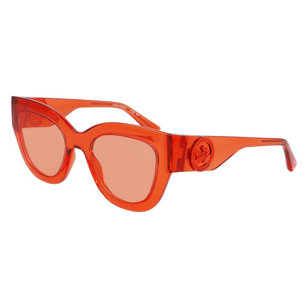 Longchamp Orange Injected Sunglasses Longchamp Coral