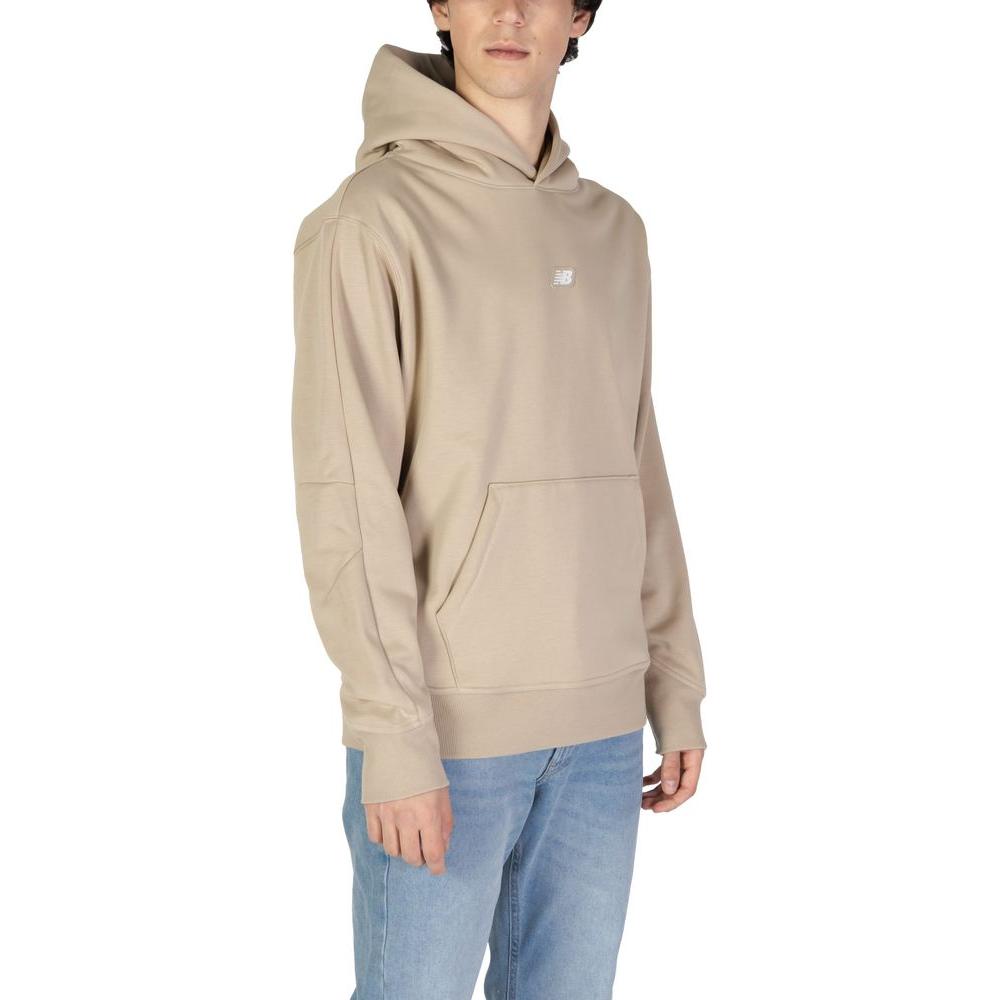 New Balance Beige Recycled Polyester Sweater New Balance Dark Gray