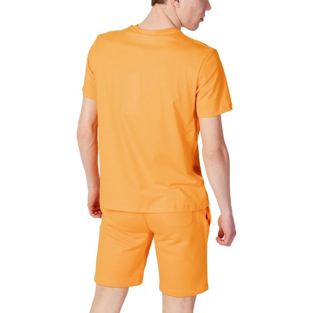 Suns Orange Cotton T-Shirt Suns Sandy Brown