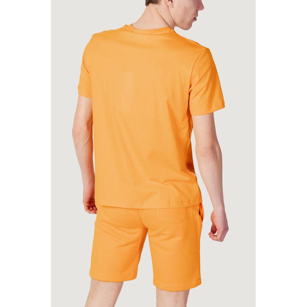 Suns Orange Cotton T-Shirt Suns Light Gray