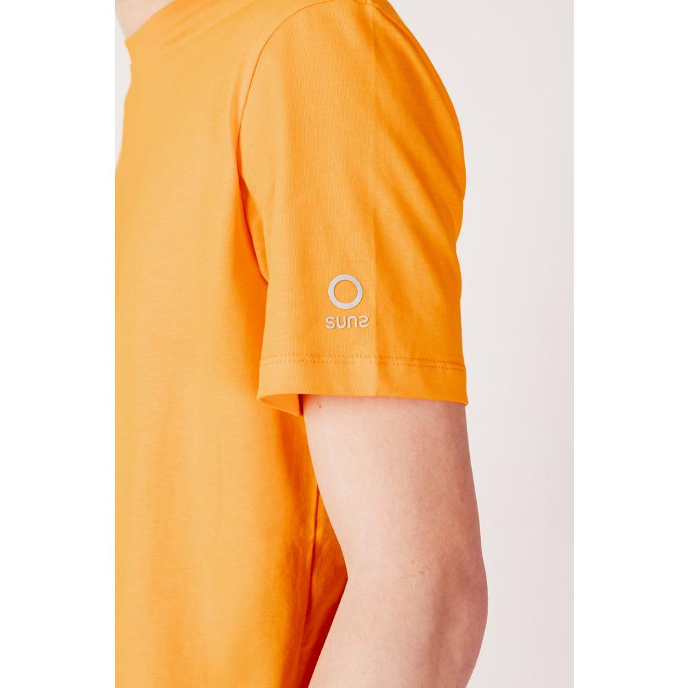 Suns Orange Cotton T-Shirt Suns Sandy Brown