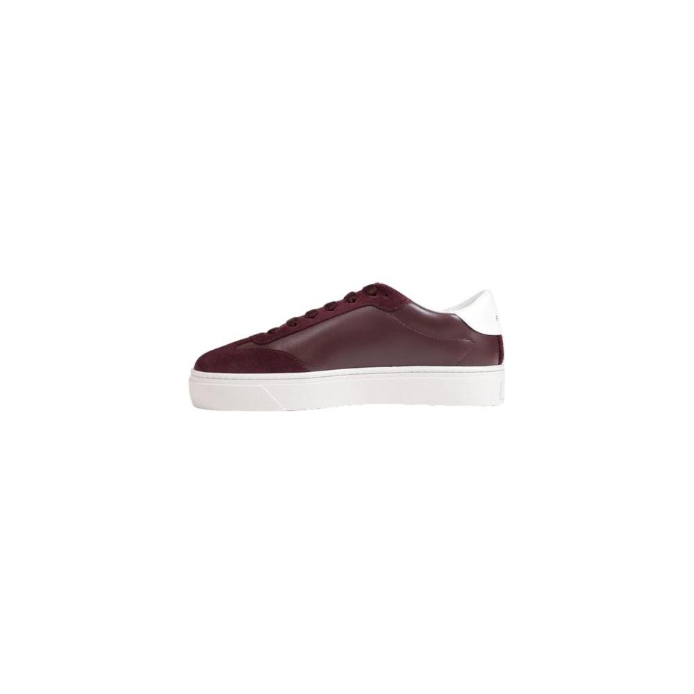 Furla Bordeaux Leather Sneaker Furla Dark Slate Gray