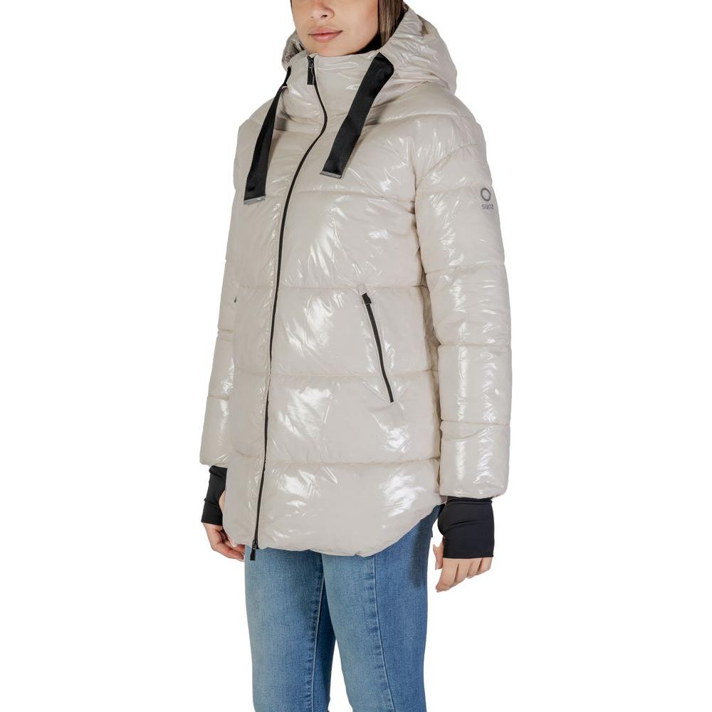 Suns Beige Polyamide Jackets & Coat Suns Gray