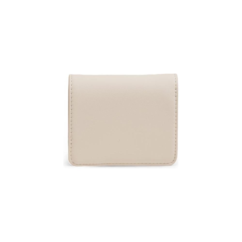 Love Moschino Beige Polyethylene Wallet Love Moschino Light Gray
