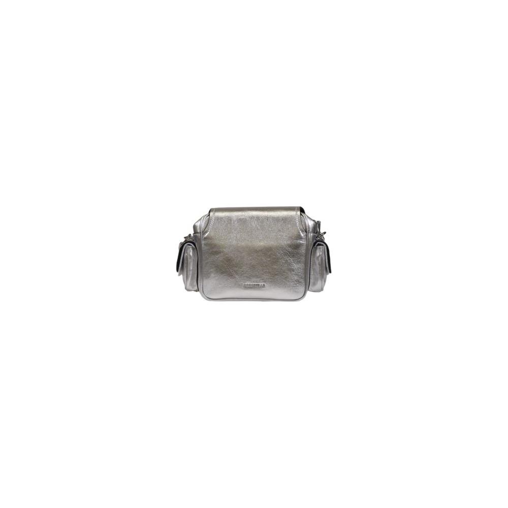 Coccinelle Silver Leather Handbag Coccinelle Light Slate Gray