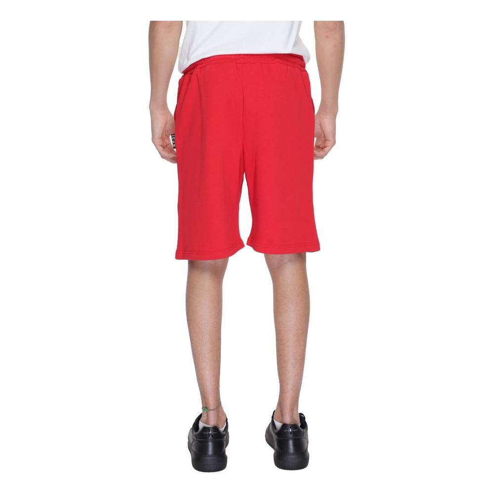 Icon Red Cotton Short Icon Maroon