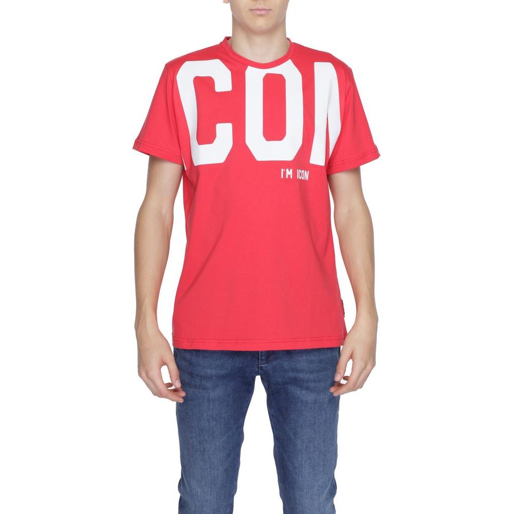 Icon Red Cotton T-Shirt Icon Dark Slate Blue