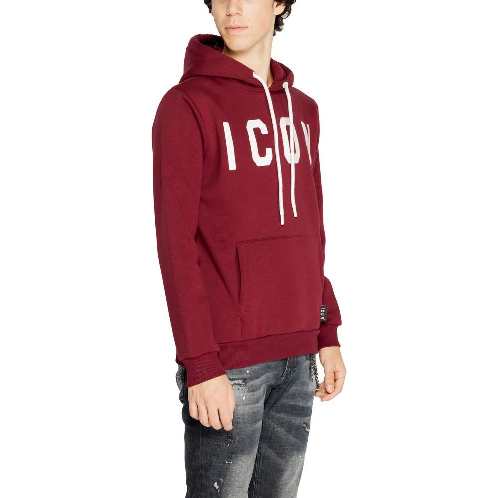 Icon Bordeaux Cotton Sweater Icon Brown
