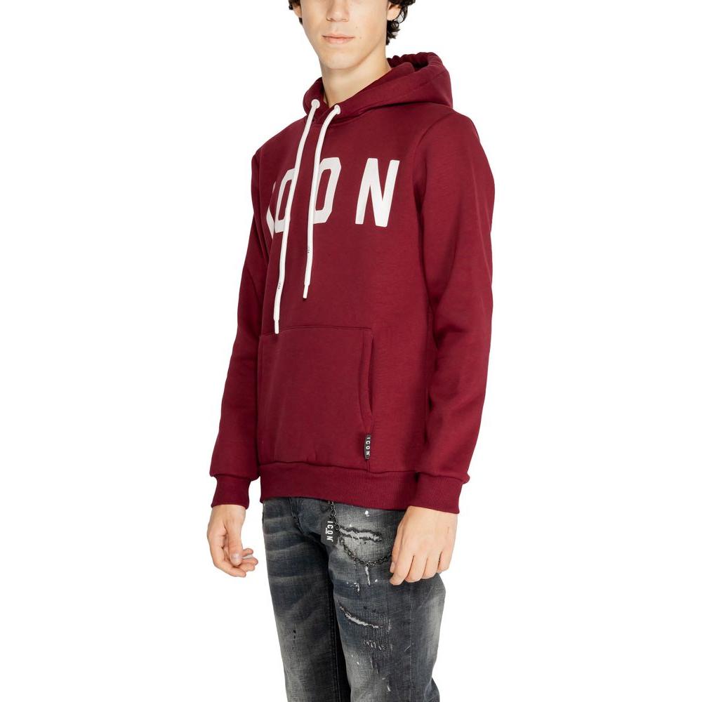 Icon Bordeaux Cotton Sweater Icon Saddle Brown