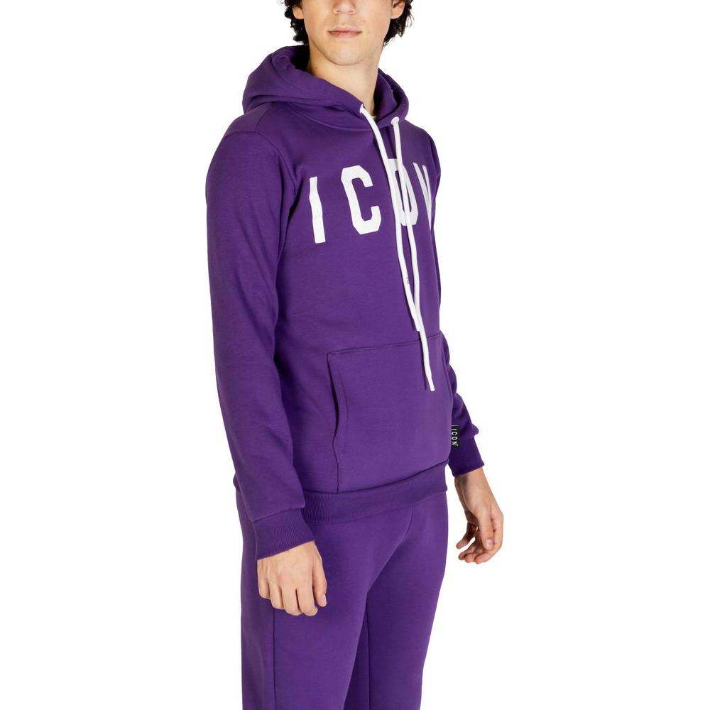 Icon Purple Cotton Sweater Icon Dark Slate Blue