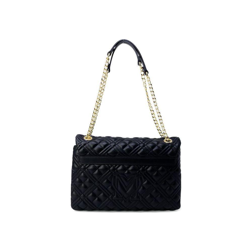 Love Moschino Gold Polyethylene Handbag Love Moschino Light Gray