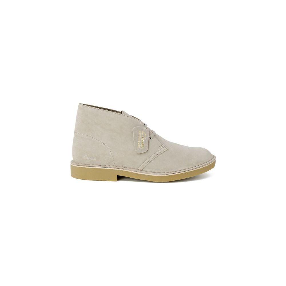 Clarks Gray Leather Boot Clarks Gray