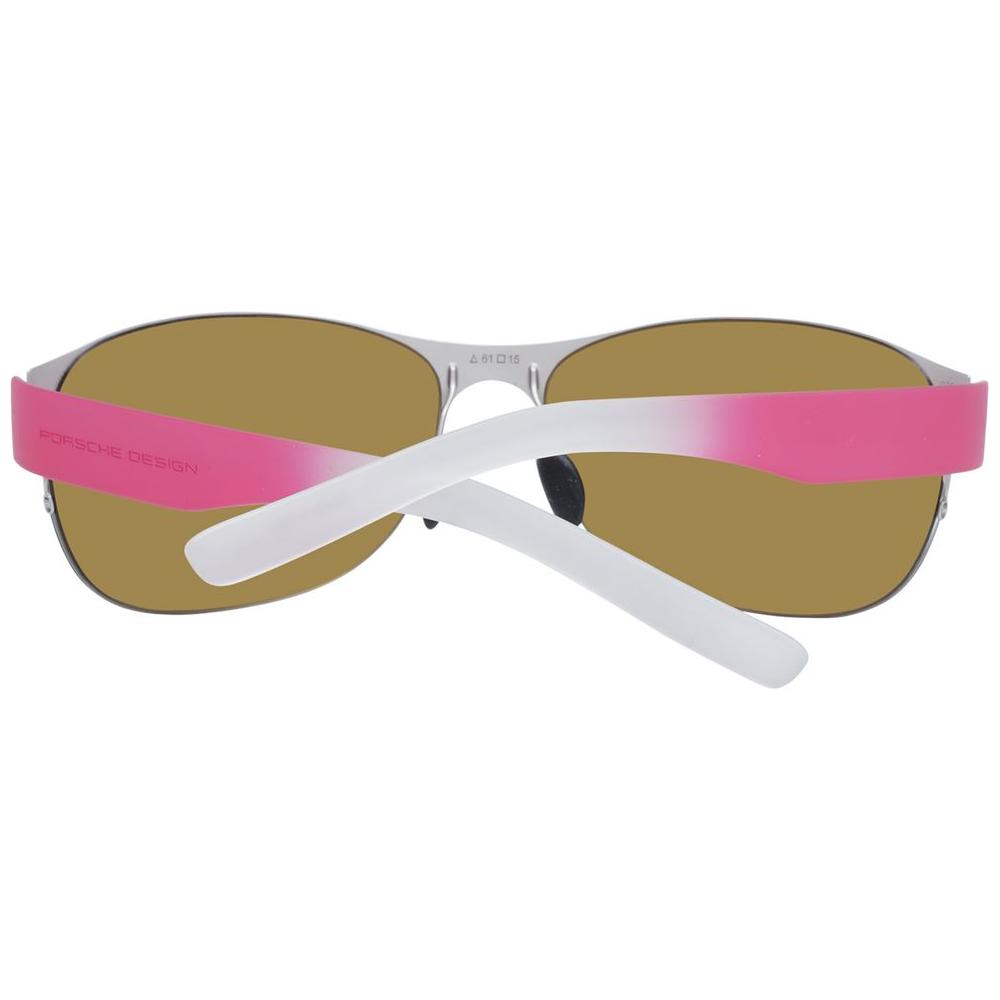Porsche Design Silver Women Sunglasses Porsche Design Dim Gray