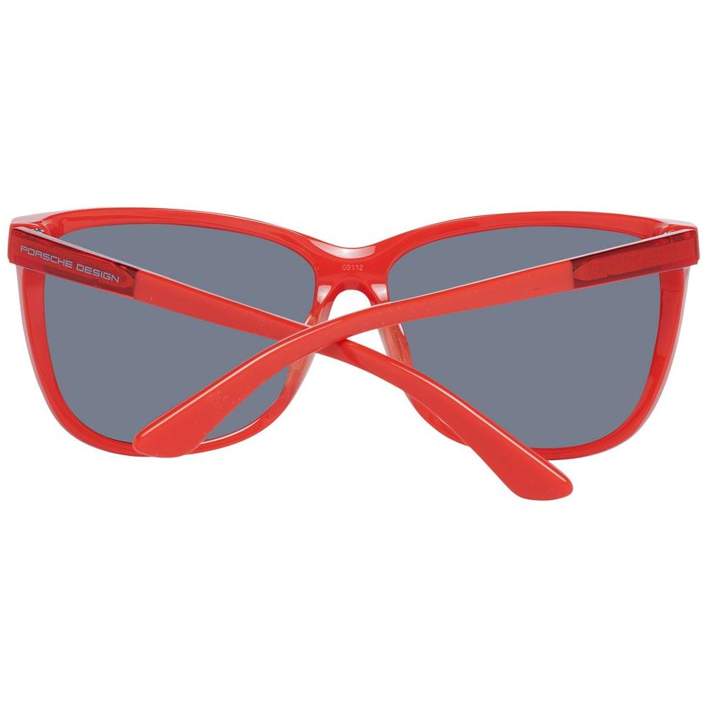 Porsche Design Red Women Sunglasses Porsche Design Slate Gray