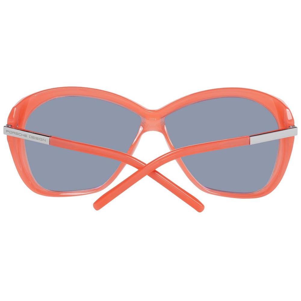 Porsche Design Orange Women Sunglasses Porsche Design Light Slate Gray