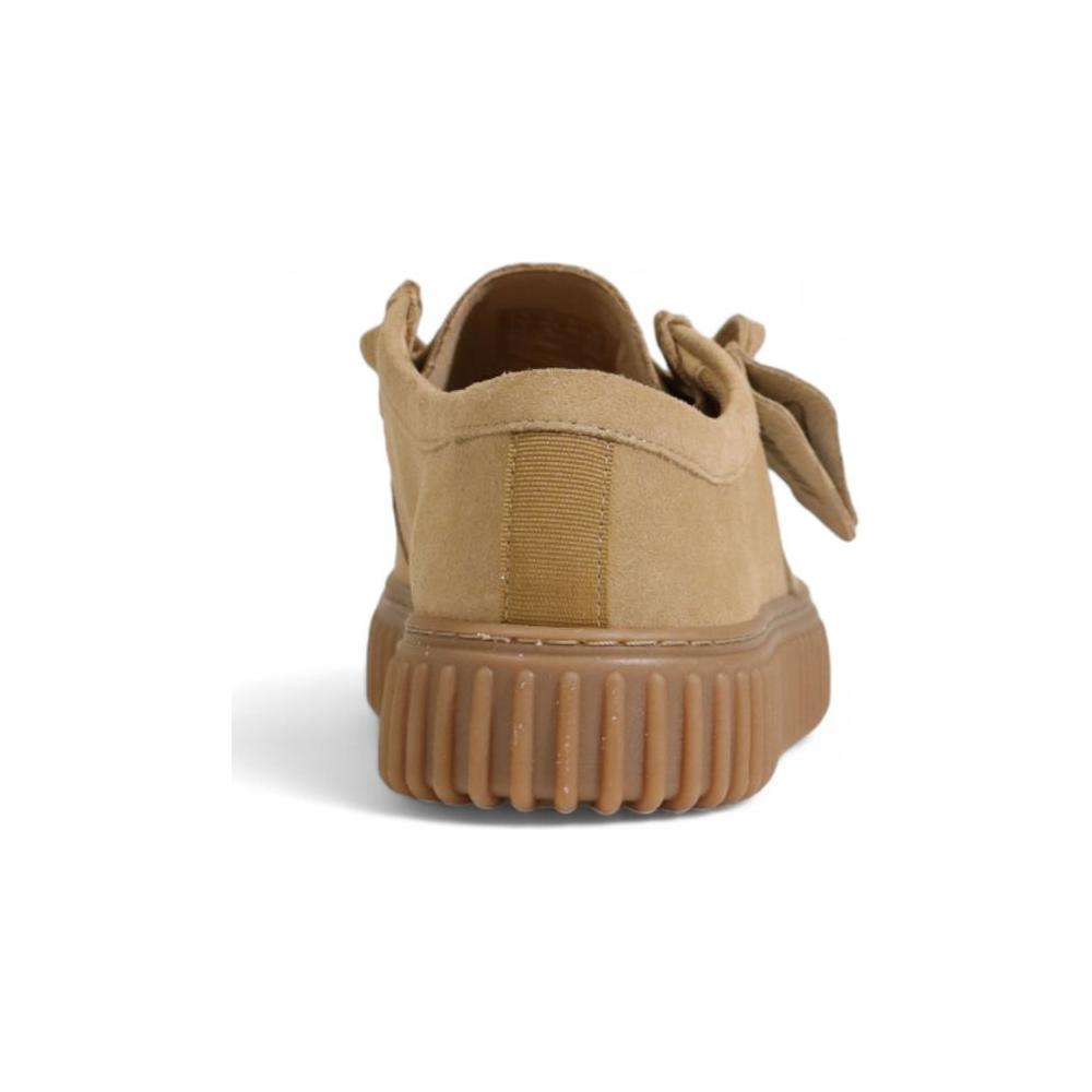 Clarks Beige Suede Leather Casual Clarks Dim Gray