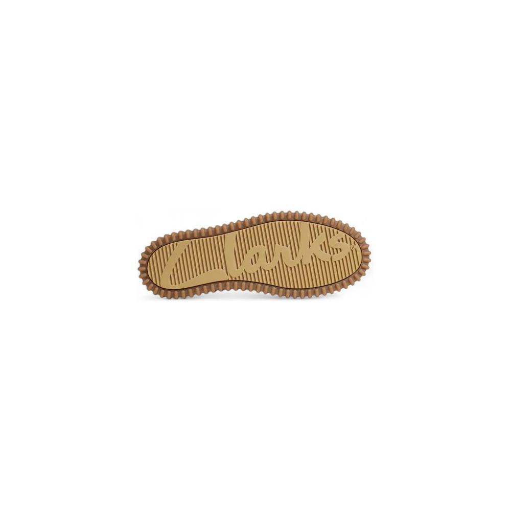 Clarks Beige Suede Leather Casual Clarks Dark Khaki