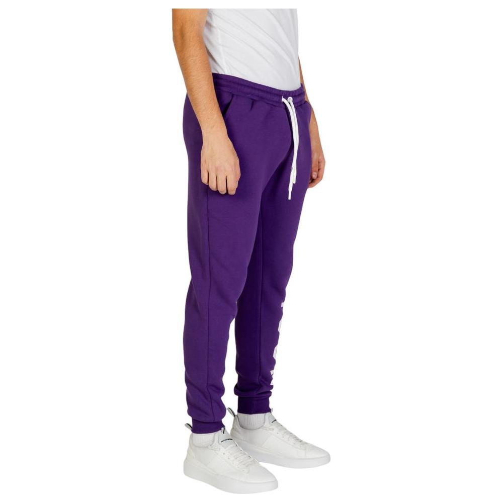 Icon Purple Cotton Jeans & Pant Icon Light Gray