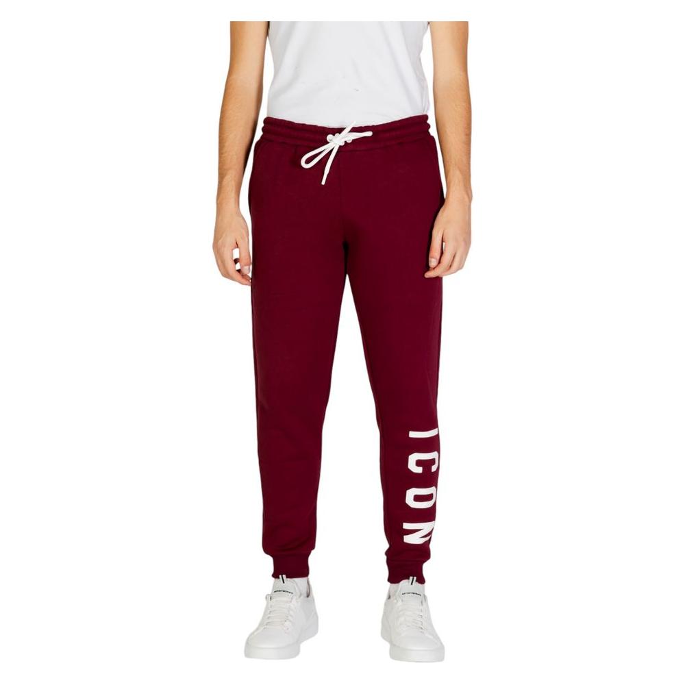 Icon Bordeaux Cotton Jeans & Pant Icon Light Gray