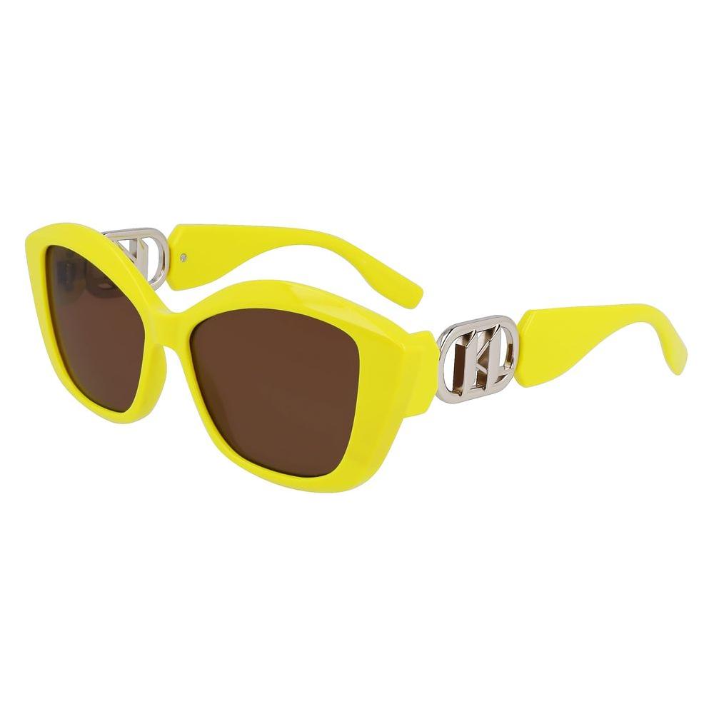 Karl Lagerfeld Yellow Injected Sunglasses Karl Lagerfeld Goldenrod