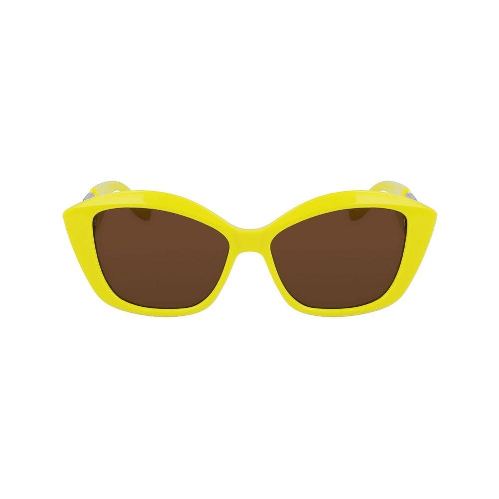 Karl Lagerfeld Yellow Injected Sunglasses Karl Lagerfeld Saddle Brown
