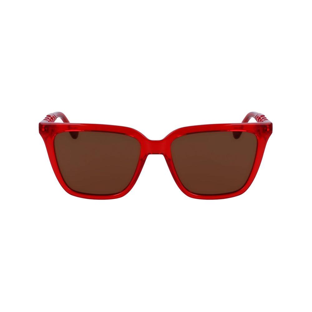 Liu Jo Red Injected Sunglasses Liu Jo Saddle Brown