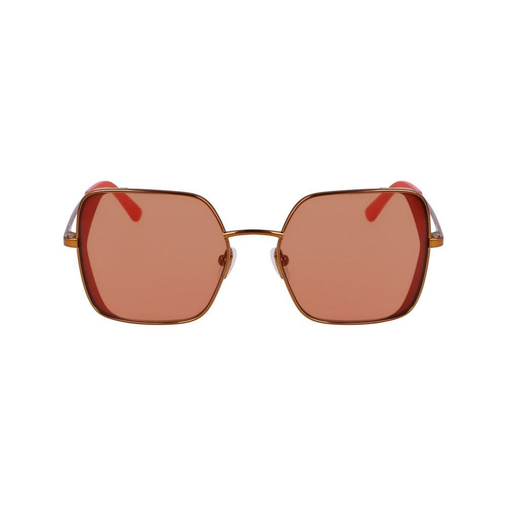 Karl Lagerfeld Orange Metal Sunglasses Karl Lagerfeld Rosy Brown