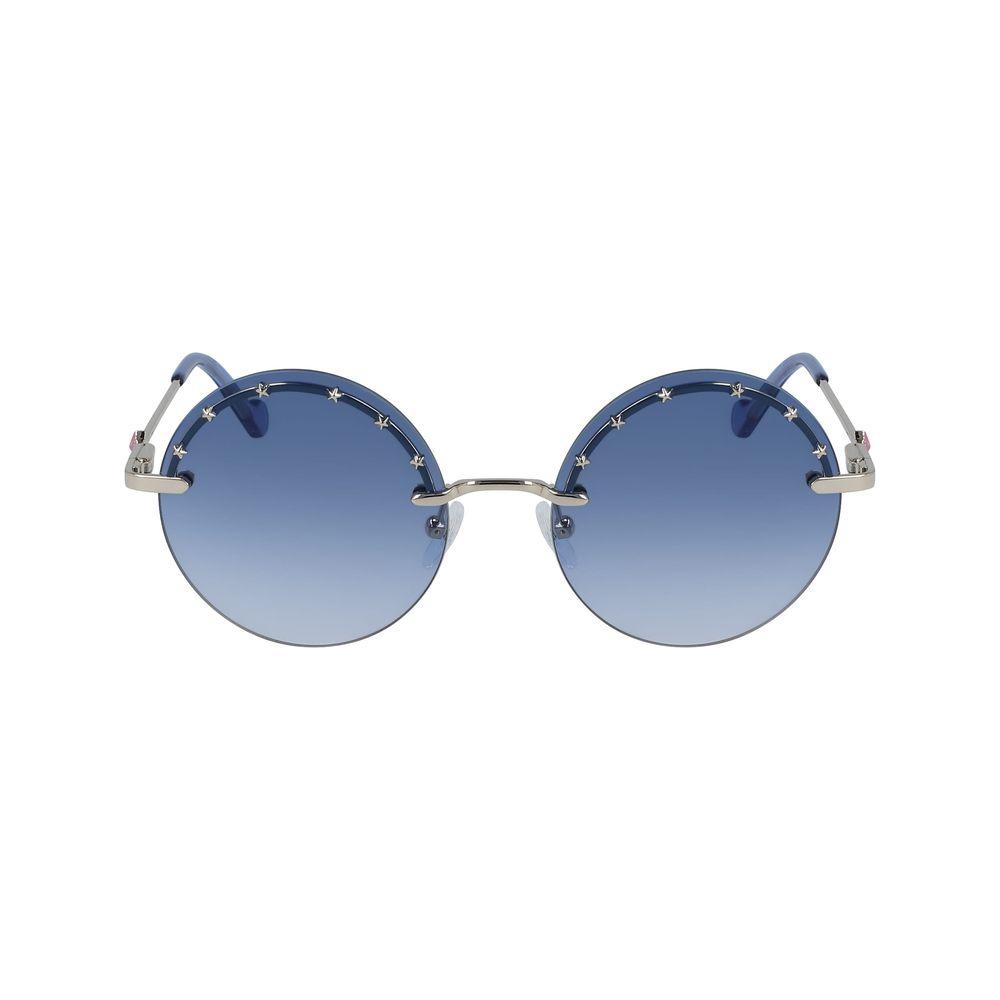 Liu Jo Gold Metal Sunglasses Liu Jo Light Slate Gray