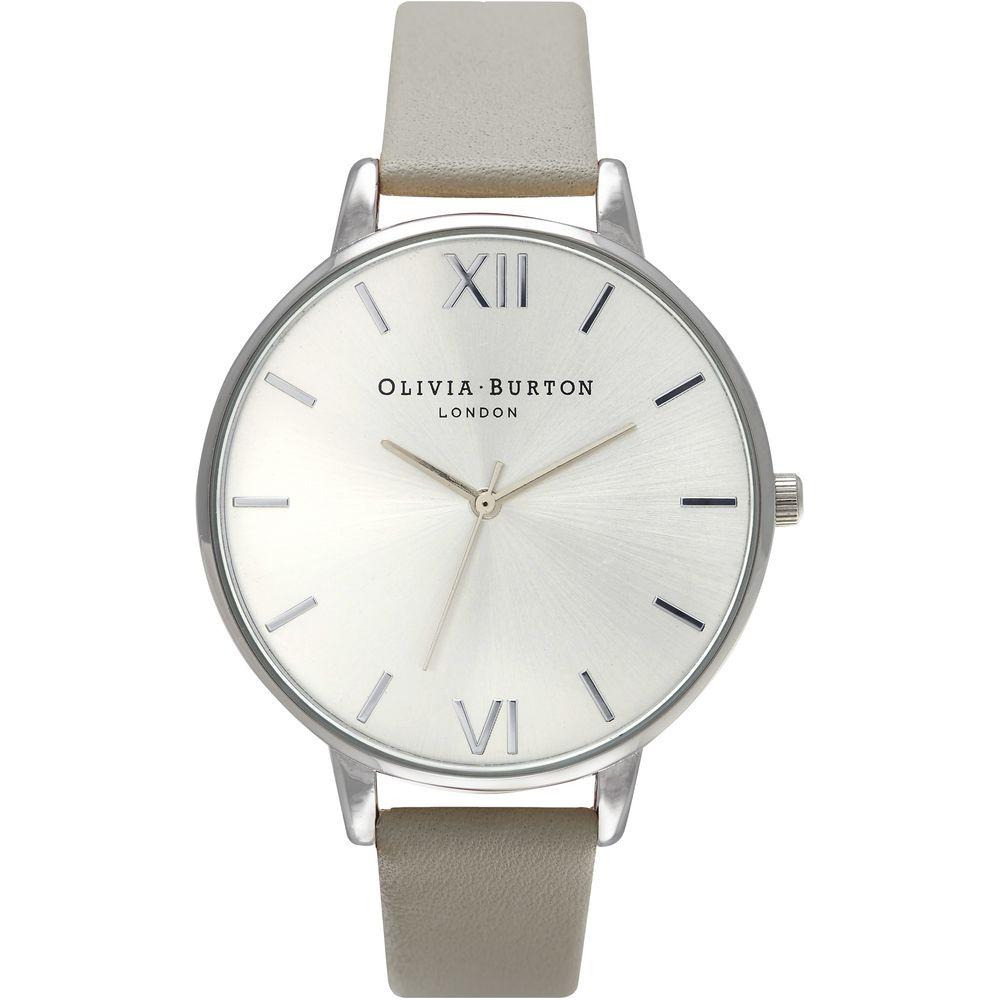 Olivia Burton Gray Leather Watch Olivia Burton Light Gray