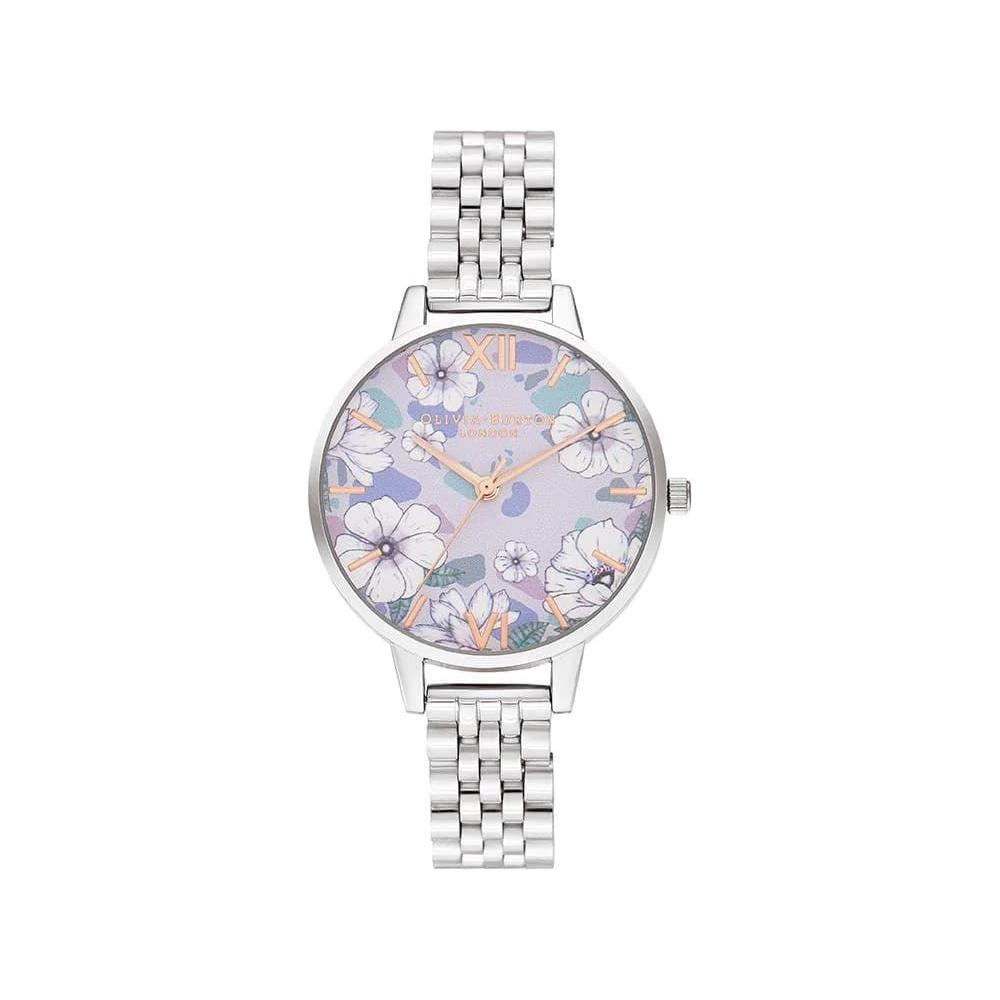 Olivia Burton Silver Steel Watch Olivia Burton Light Gray